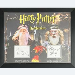 Harry Potter - Signed by The Two Dumbledore’s - Michael Gambon and Richard Harris - RARE | Catawiki