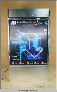 "Minority Report" Holographic Subway Marquee with Map | Super Auctions