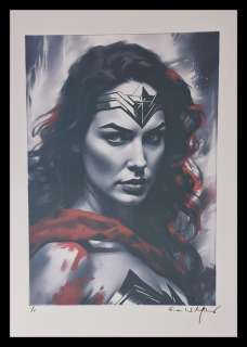Wonder Woman - watercolor edition by Emma Wildfang - Large size | Catawiki