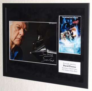 Star Wars - David Prowse (RIP) (Darth Vader) Premium Framed, signed + Certificate of Authenticity | Catawiki