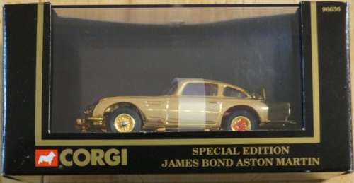 James Bond 007: Goldfinger - Sean Connery - No.96656 - Special Edition - Gold Plated Aston Martin DB5 - Corgi Toys | Catawiki