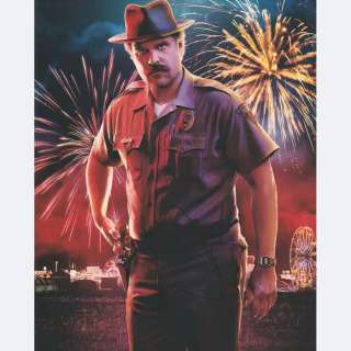 Stranger Things - Signed by David Harbour (Jim Hopper)