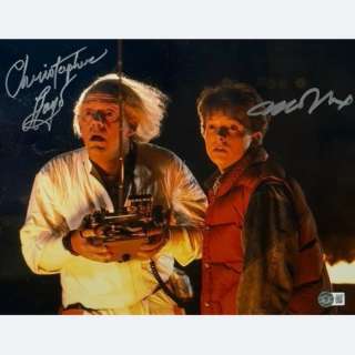 Back to the Future - Signed by Christopher Lloyd (Doc) and Michael J Fox (Marty) | Catawiki