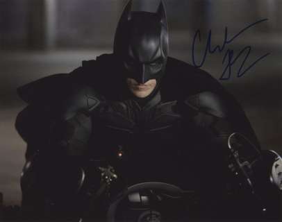 The Dark Knight - Signed by Christian Bale, with Letter of Authenticity - Photo, Autograph | Catawiki