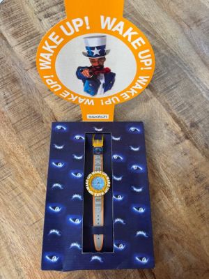 Do The Right Thing - Spike Lee - Swatch Aqua Chrono - "Wake Up!" - SBZ104