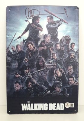 The Walking Dead - Charlie Adlard (Comics book Artist) - Autograph, Metal Plate With Beckett COA | Catawiki