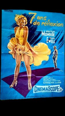 CHARLES K.FELDMAN et Group Productions présentent ans Vae réflexion Marilyn MONROE Tom EWELL EVELYN - The Seven Year Itch - 7 ans de réflexion