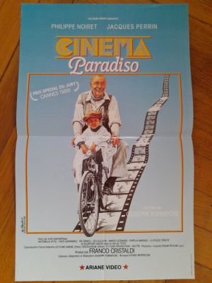 PHILIPPE NOIRET JACQUES PERRIN - CINEMA PARADISO - 1980s | Catawiki