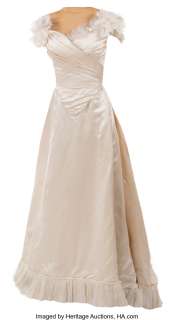 Leslie Caron "Gigi" satin dress from Gigi....