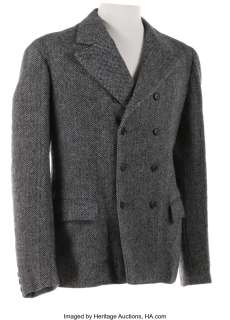 Basil Rathbone "Sherlock Holmes" tweed wool jacket from Hound of the Baskervilles.... | Profiles in History