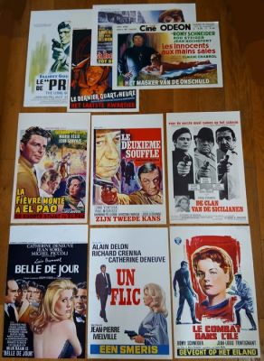 Belgian - French films - 10 Classic Films: Alain Delon, Romy Schneider, etc | Catawiki