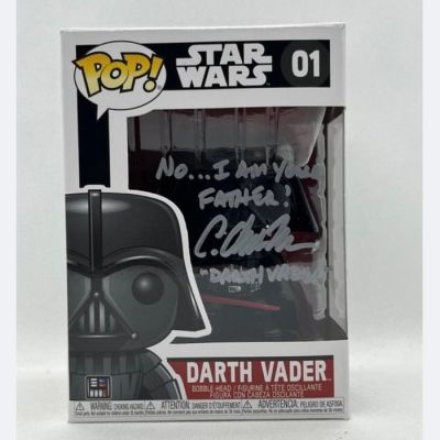 Star Wars - Signed by C Andrew Nelson (Darth Vader) - WITH RARE QUOTE! | Catawiki