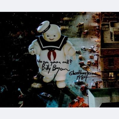 Ghostbusters - Signed by Billy Bryan (The Original Stay Puft Man) | Catawiki