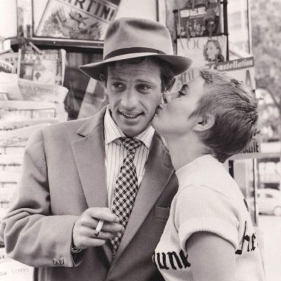 Raymond Cauchetier (attribuée à ) - Jean-Paul Belmondo & Jean Seberg "À bout de souffle" 1960 | Catawiki