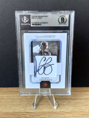 Game of Thrones - Emilia Clarke - Daenerys Targaryen - Authentic Autograph - Beckett | Catawiki