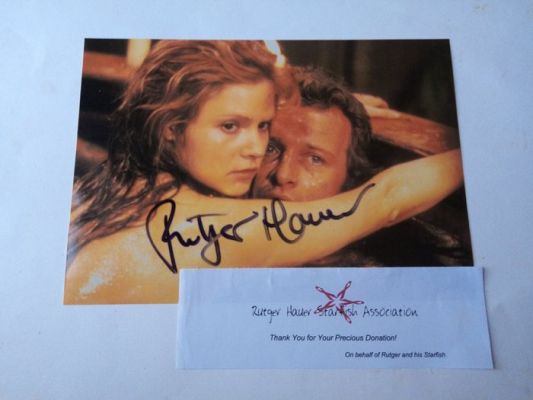 Flesh and Blood, signed by Rutger Hauer (+) - Directly from his foundation. | Catawiki