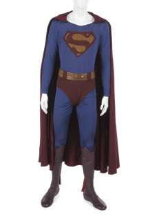 Lot 894 - SUPERMAN III COSTUME WORN BY CHRISTOPHER REEVE WITH FILM