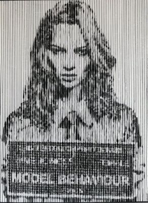 Gerke Rienks - Kate Moss, Handpainted | Catawiki