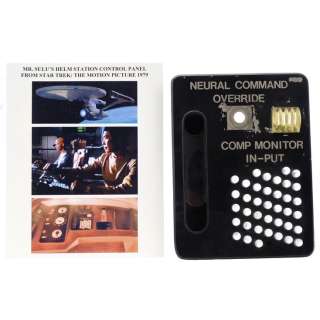 STAR TREK: THE MOTION PICTURE (1979) - Lot 1190 - Hikaru Sulu‘s (George Takei) Helm Station Control Panel