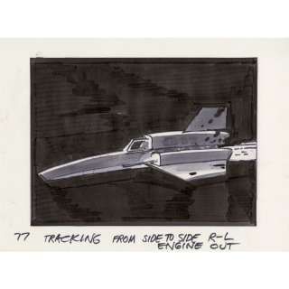 Archive of 150+ storyboard art and conceptual sketches from Battlestar Galactica pilot | Profiles in History