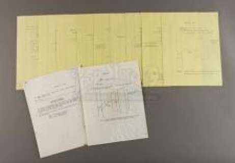 STAR WARS: EPISODE V – THE EMPIRE STRIKES BACK - Lot 262 - Tauntaun Stop-motion Sequence Camera Set-Up Diagrams Handwritten by Dennis Muren
