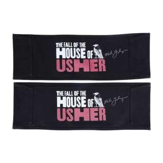 The Fall of the House of Usher - Lot 136 - Two House of Usher Chairback Seat Cover‘s Signed by Mike Flanagan