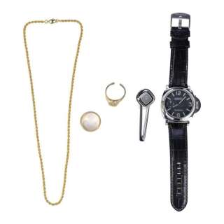 TROPIC THUNDER (2008) - Lot #444 : Les Grossman‘s (Tom Cruise) Watch, Necklace, Rings and Bluetooth Headset