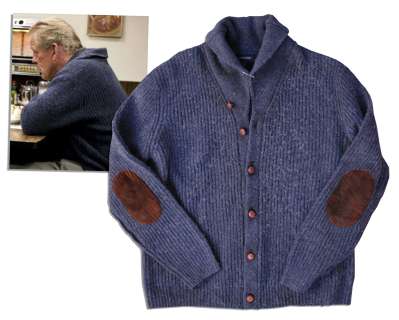 Nick Nolte Screen-Worm Sweater From ’’Warrior’’ -- The Film for Which He Was Oscar-Nominated as Best Supporting Actor | Nate Sanders
