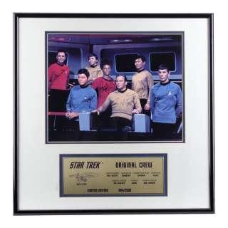 Star Trek: the Original Series (1966-1969) | Framed Limited-Edition "Original Crew" Cast-Autographed Promotional Photograph | Propstore