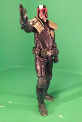 Judge Dredd Shoulder Armour Prop Replica 1:1 Cosplay Prop
