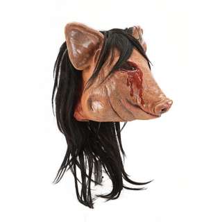 Saw V (2008) | Tobin Bell-Autographed Bloodied Jigsaw Pig Mask | Propstore