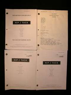 Lot 424 - 4 scripts, 3 Nip/Tuck, 1 Ally McBeal
