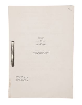 Kick-Ass | Shooting Script | Propstore (Buy Now)