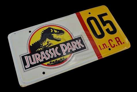 Jurassic Park - Ford Explorer License Plate #05 | ScreenUsed