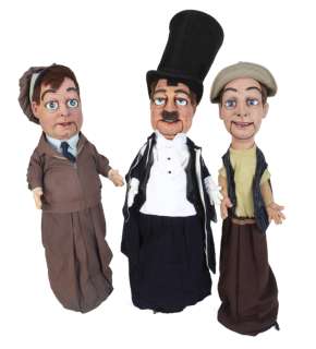 PAUL ASHLEY "THE HONEYMOONERS" "RALPH KRAMDEN," "ED NORTON," AND JACKIE GLEASON (REGINALD VAN GLEASON III) ENTERTAINER PUPPETS (SET OF 3) | Julien’s