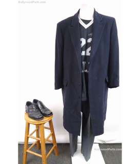 Be Cool Sin LaSalle (Cedric the Entertainer) Satin XXL Versace Overcoat Black Jersey Costume | Hollywood Parts