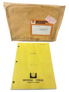 The Hindenburg 1974 Final Screenplay Script W/ Original Delivery Envelope Special Delivery | Los Angeles Estate Auction