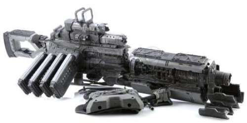 Spectral | Stunt Long Barrel Plasma Rifle and Accessories | Propstore