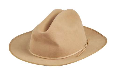 John Huston - Signed Hat Similar to "Chinatown"