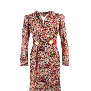 House of Gucci Patrizia Reggiani Lady Gaga Screen Worn Dress & Belt Ch 9 Sc 17-21 | VIP Fan Auctions