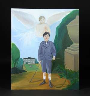 The Woman in Black | Portrait of Nicholas Daily (Sidney Johnston) & Angel | Propstore