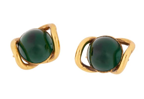 Merle Oberon - Lot ##159 - Cuff Links from "Night Song" by Joseff