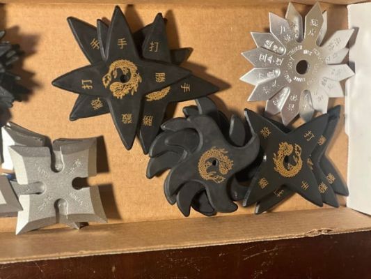 Ninja throwing stars 20 count - Movie Props | misc / divers