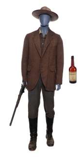 COWBOYS & ALIENS (2011) - Lot #581 : Meacham‘s (Clancy Brown) Costume with Rifle and Whiskey Bottle