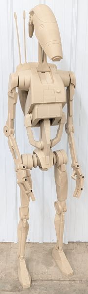 Lot 3268 - 6ft Life Size Star Wars B1 Battle Droid | misc / divers