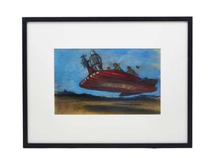 Lot 50 - Forbidden Planet | Framed "Robby the Robot‘s Jeep" Original Concept Art (A)