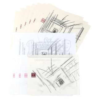 TWILIGHT (2008) - Lot 74 - Alice Cullen‘s Dance Studio Sketch‘s with Charcoal