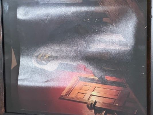 Lot 44 - Scream 7 original framed art On screen | Piece of the Past