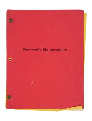 Paul Reubens | Lot 4 - “Pee-wee’s Big Adventure” Production Script | Julien’s