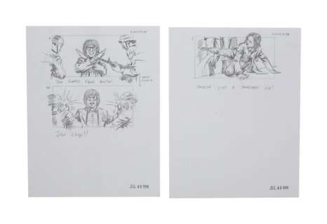 Austin Powers: International Man of Mystery | Six Scene #89-90 Storyboard Illustrations | Julien’s